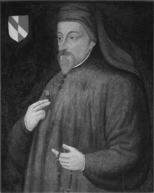 Portrait von Chaucer aus dem 17. Jhdt.