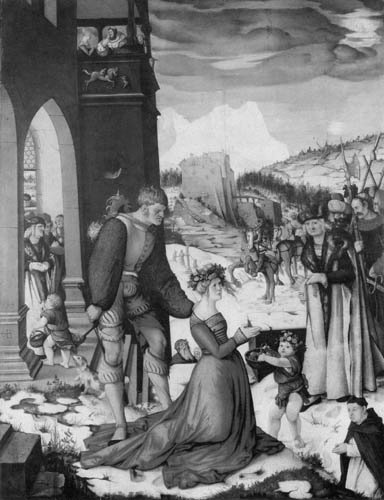 Hans Baldung Grien: Die Enthauptung der heiligen Dorothea, 1516