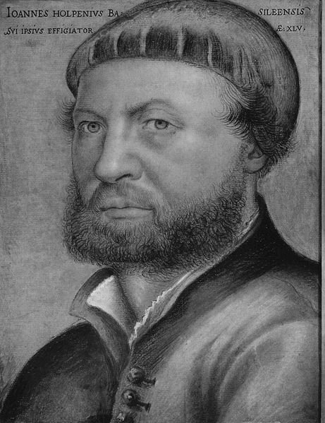 Hans Holbein der Jüngere, Selbstbildnis um 1542
