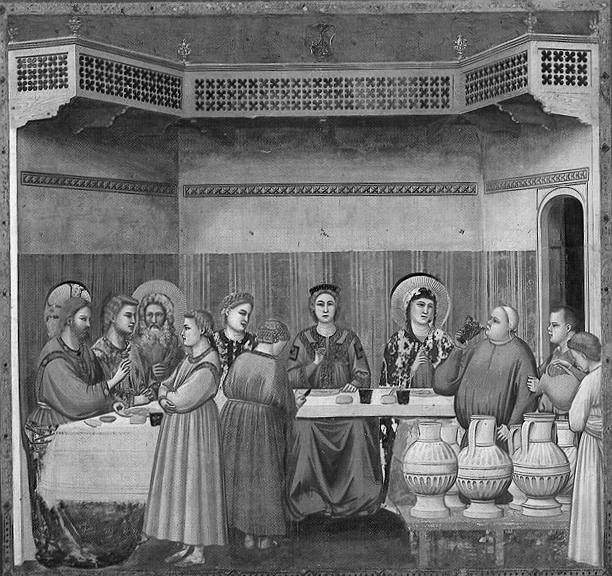 Hochzeit zu Kana, Giotto di Bondone (entstanden 1304-1306)