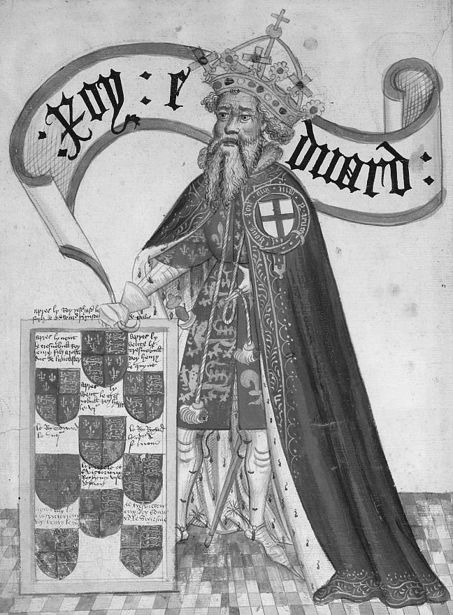 A mediaeval miniature of Edward III of England