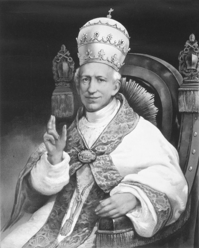 Papst Leo XIII. (1878), Authentic portrait from the Vatican album of the Ecumenical Council