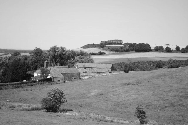 Typische Landschaft in den Lincolnshire Wolds, hier bei North Willingham