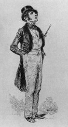 Paul Gavarni, Le Flneur, 1842