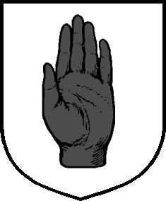 Die 'Rote Hand von Ulster', Wappenzusatz der Baronets